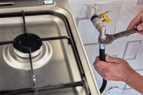 disconnect natural gas stove